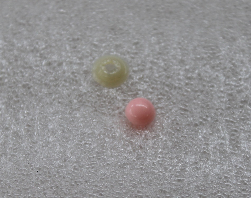 GEO-rp6  Sicherheitsnase rund pink 6mm